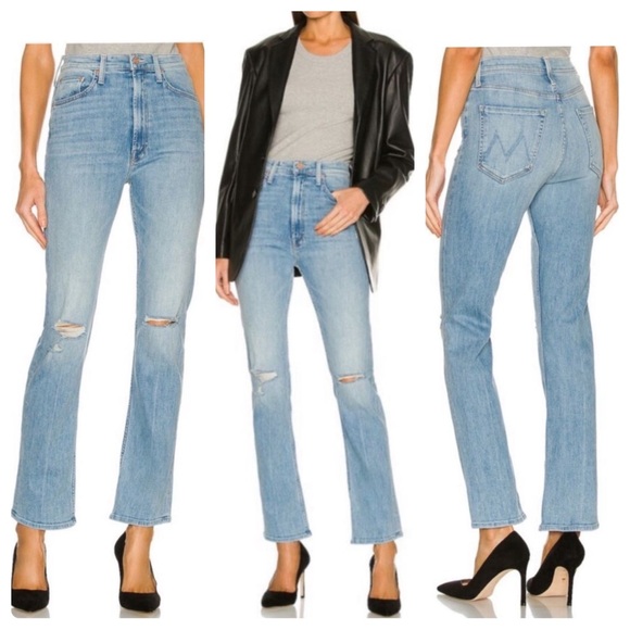 MOTHER High Waisted Rider Skimp Jeans In Dreamer - Picture 1 of 12